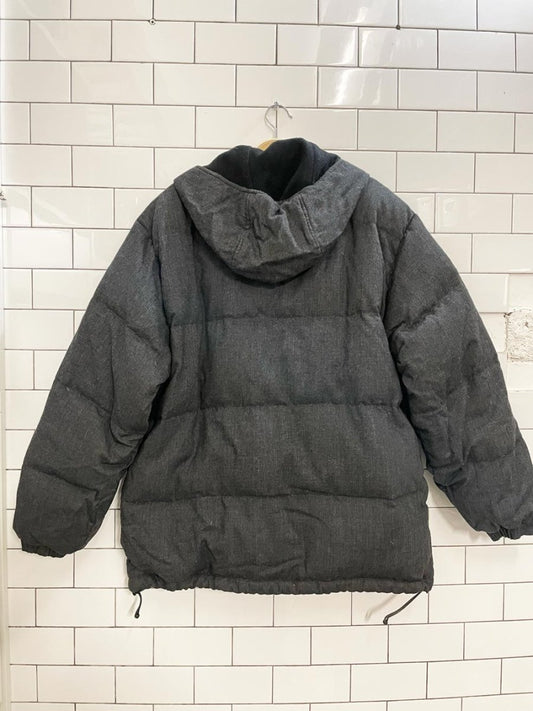 eddie bauer wool goose down puffer coat - good market thrift store
