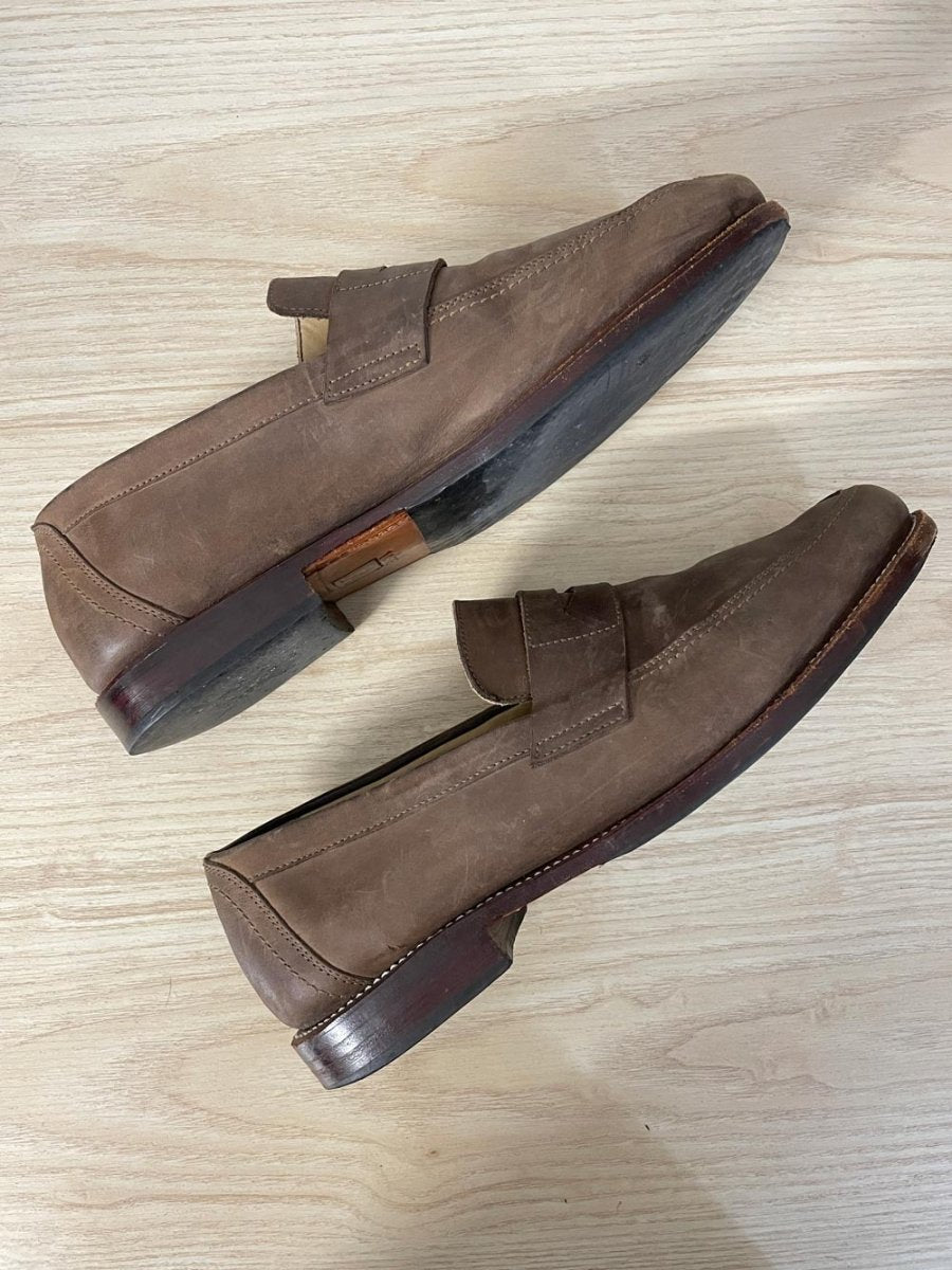 adelante the lorenzo leather penny loafer - good market thrift store