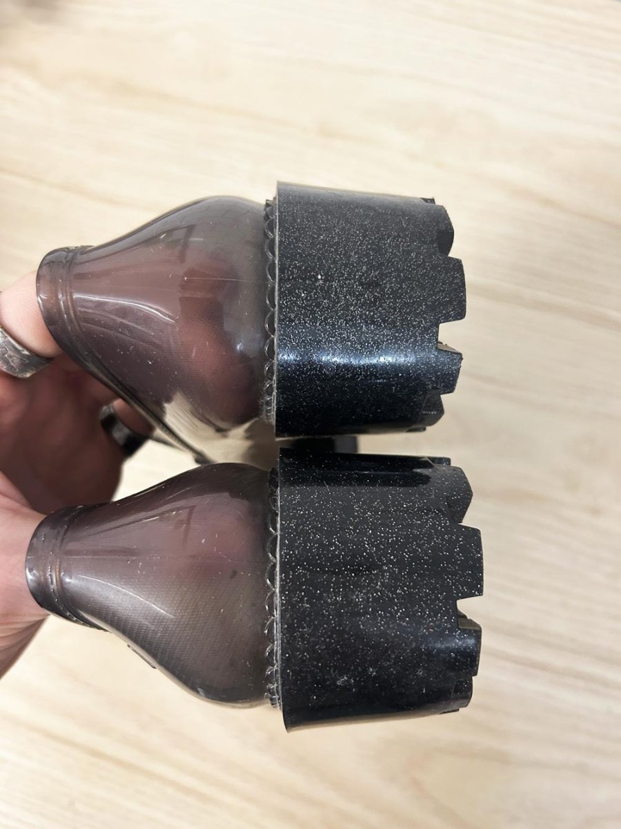 melissa transparent rubber platform loafer - good market thrift store