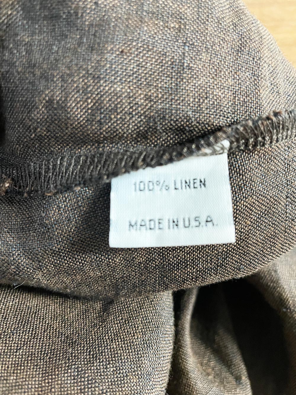 bryn walker 100% linen cowl neck jumpsuit | made in usa