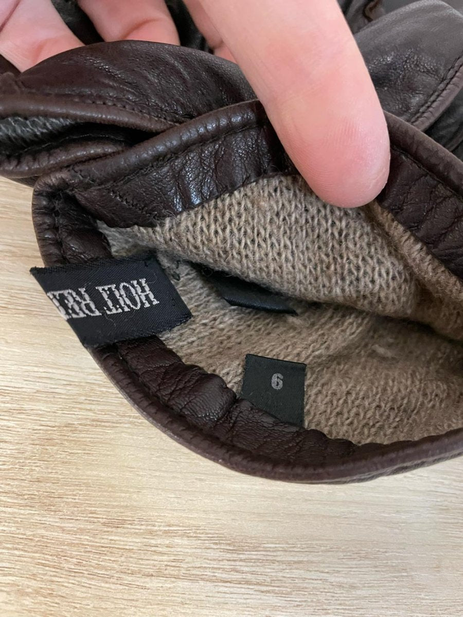 holt renfrew cashmere lined leather gloves - good market thrift store