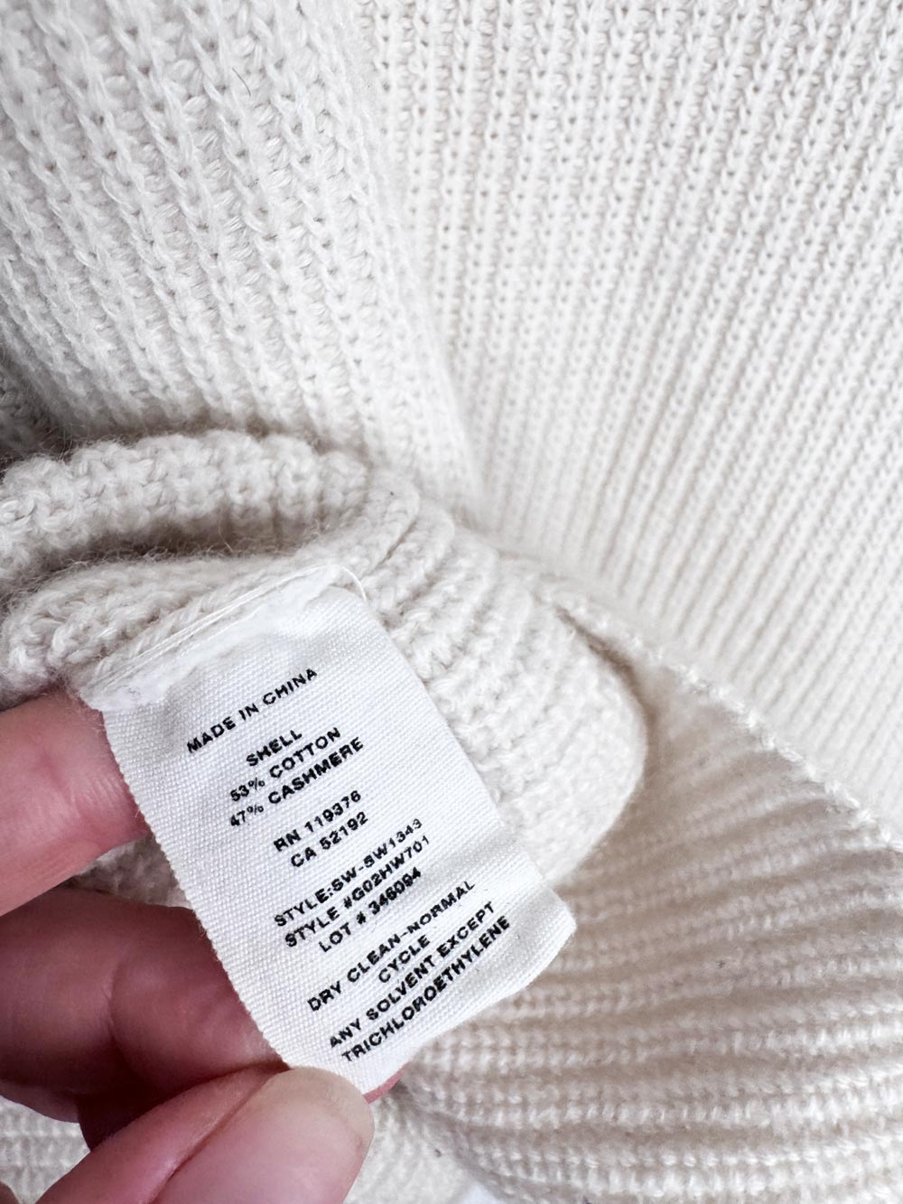 helmut lang cashmere-blend oversized ribbed knit v-neck sweater top