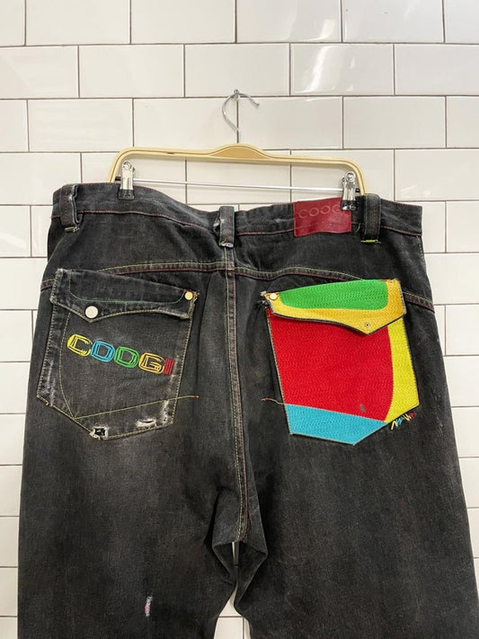 coogi baggy cropped jeans - good market thrift store
