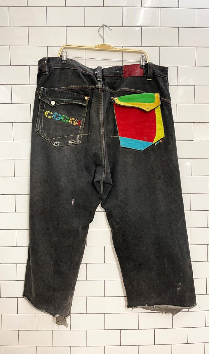 coogi baggy cropped jeans - good market thrift store
