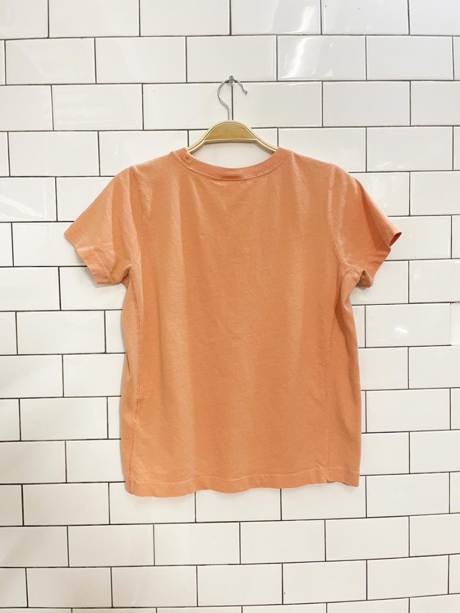 champion neon logo heavy cotton tee - good market thrift store