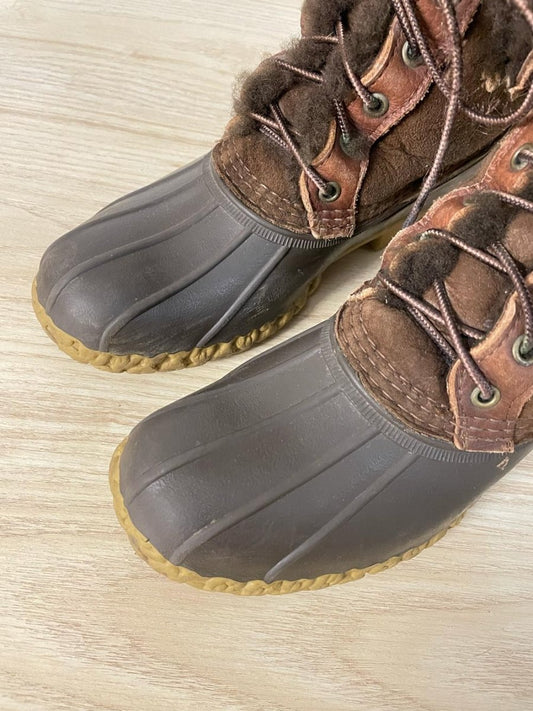 ll bean 'bean boots' shearling lined - good market thrift store