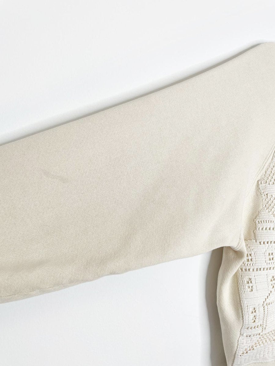 vintage 90s hanes crochet lighthouse raglan sweatshirt - good market thrift store