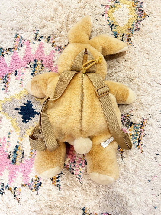 vintage 90s jay - gun plush bunny backpack - good market thrift store