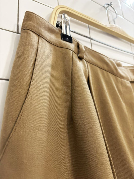 vintage 90s conrad c 100% wool pleated trousers - good market thrift store