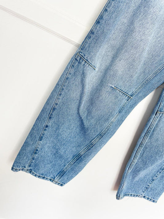 UO bdg high rise extreme baggy barrel leg jeans - good market thrift store