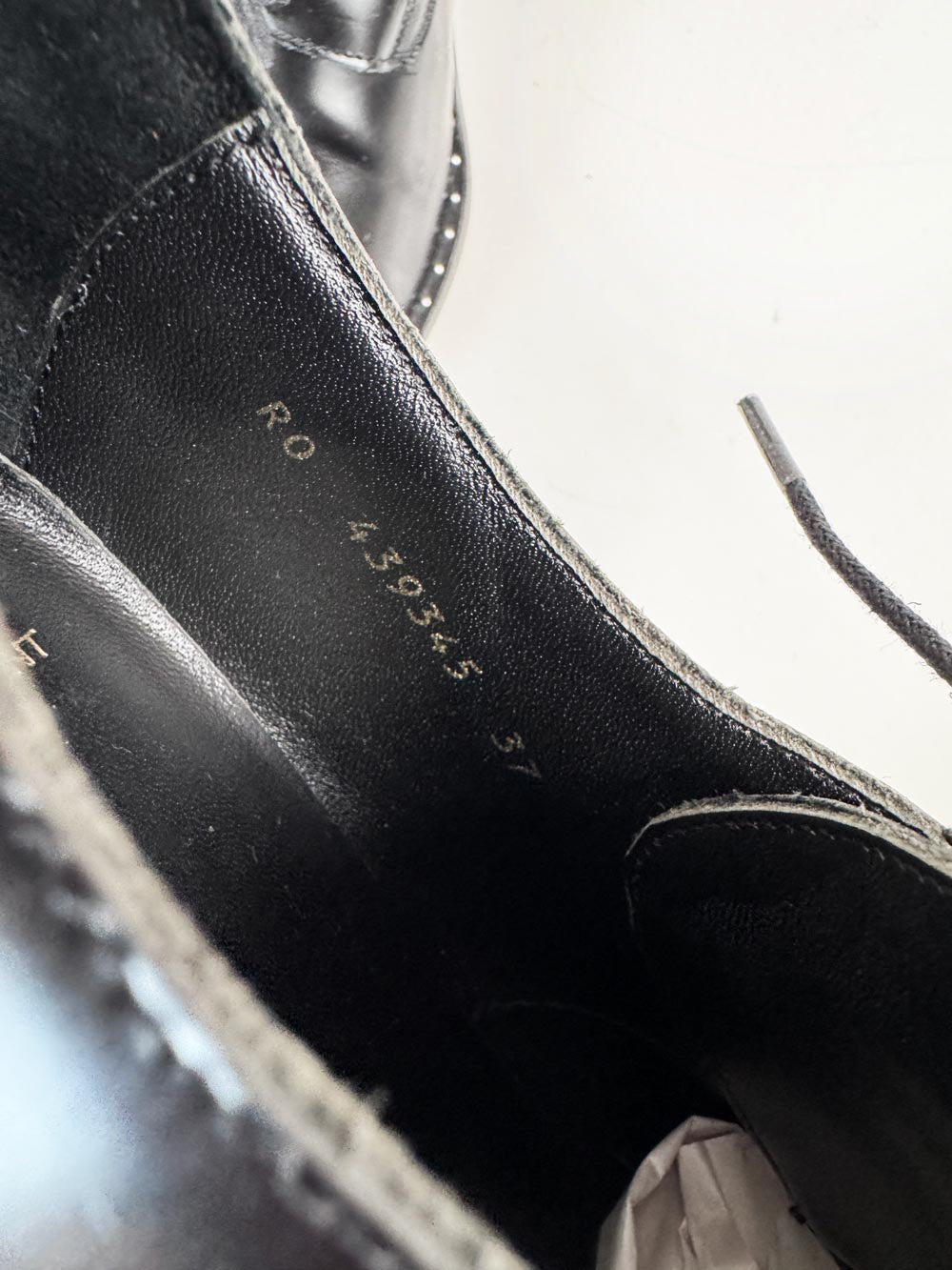 saint laurent dylan studded leather derby shoe