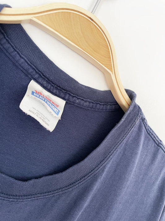 vintage 90s DUKE collegiate block letter tee - good market thrift store