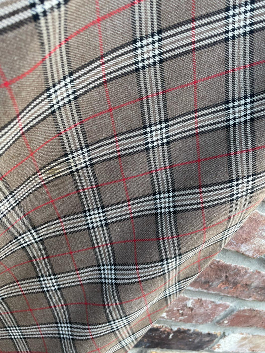 vintage 00s fairweather preppy plaid maxi skirt