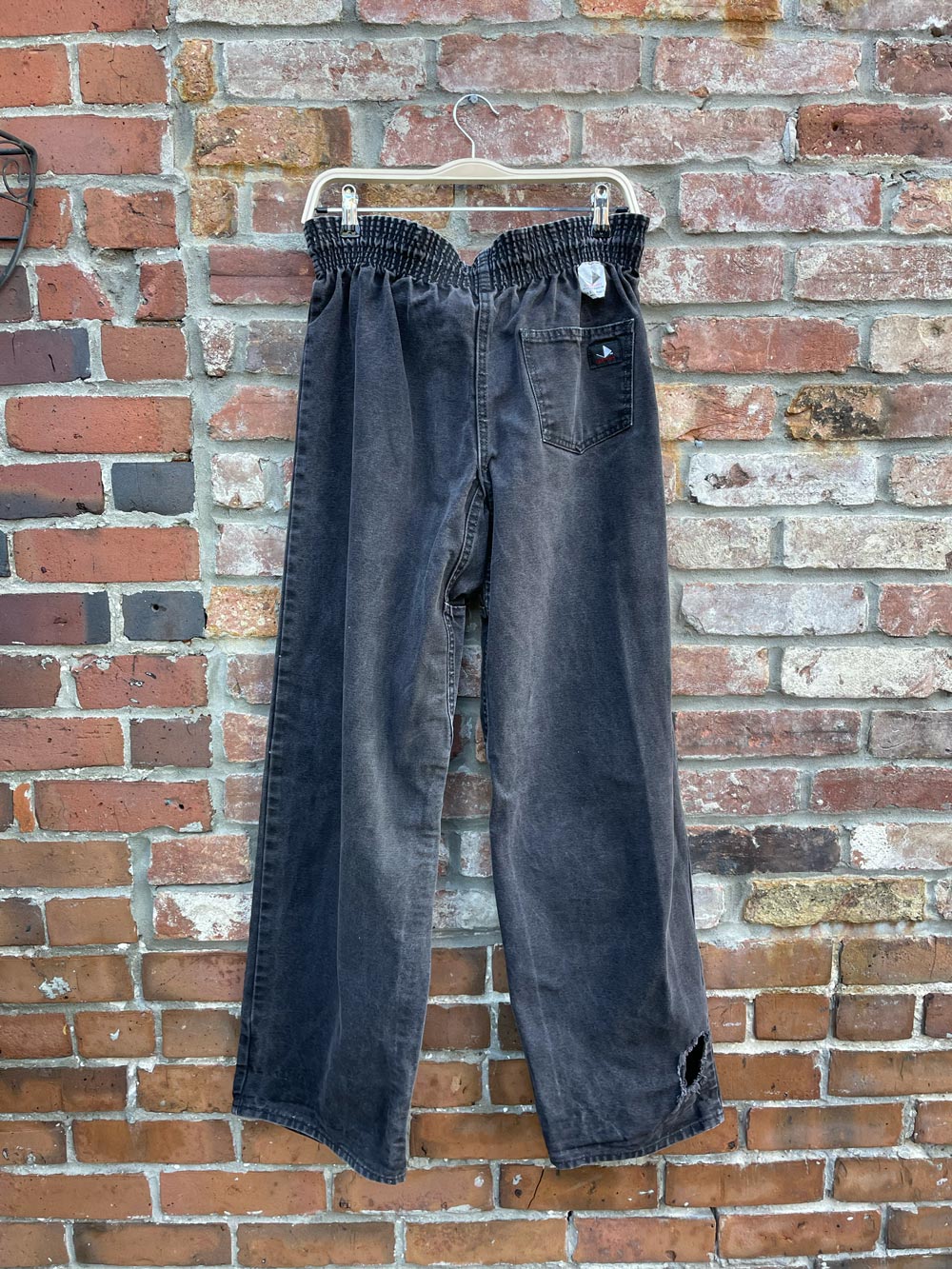 vintage century martial art wide leg jean