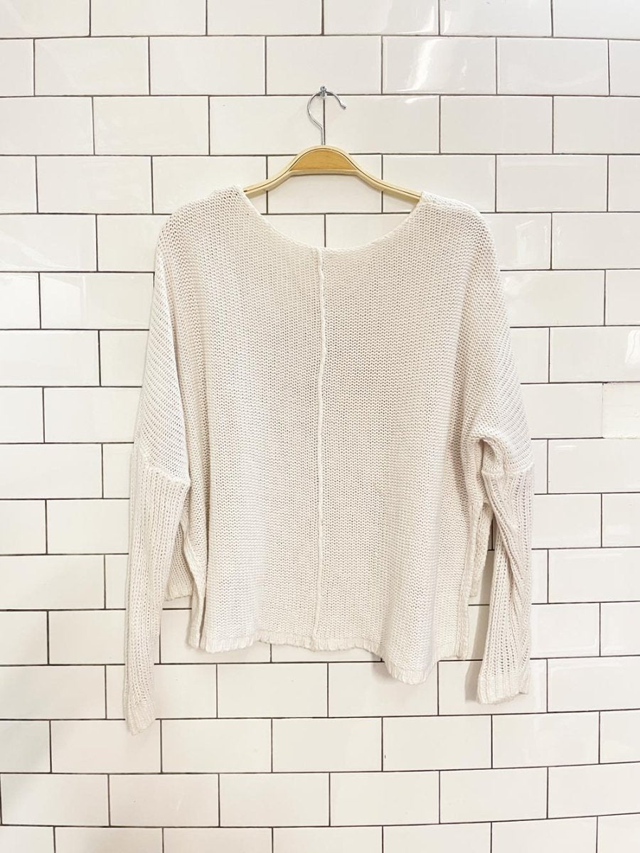 garage boxy loose knit summer knit - good market thrift store