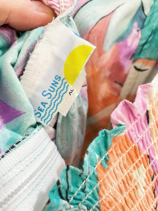 vintage 80s sea suns strapless dress - good market thrift store