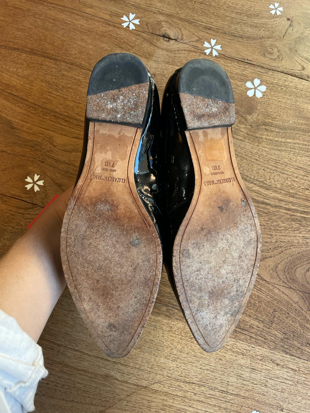elizabeth and james aly patent loafers