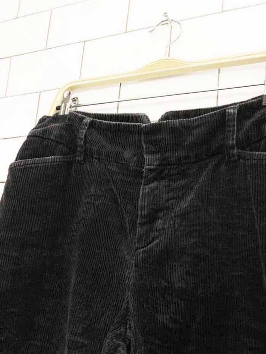 vintage 00s liz claiborne audra chunky cord coulotte wide leg cropped pants