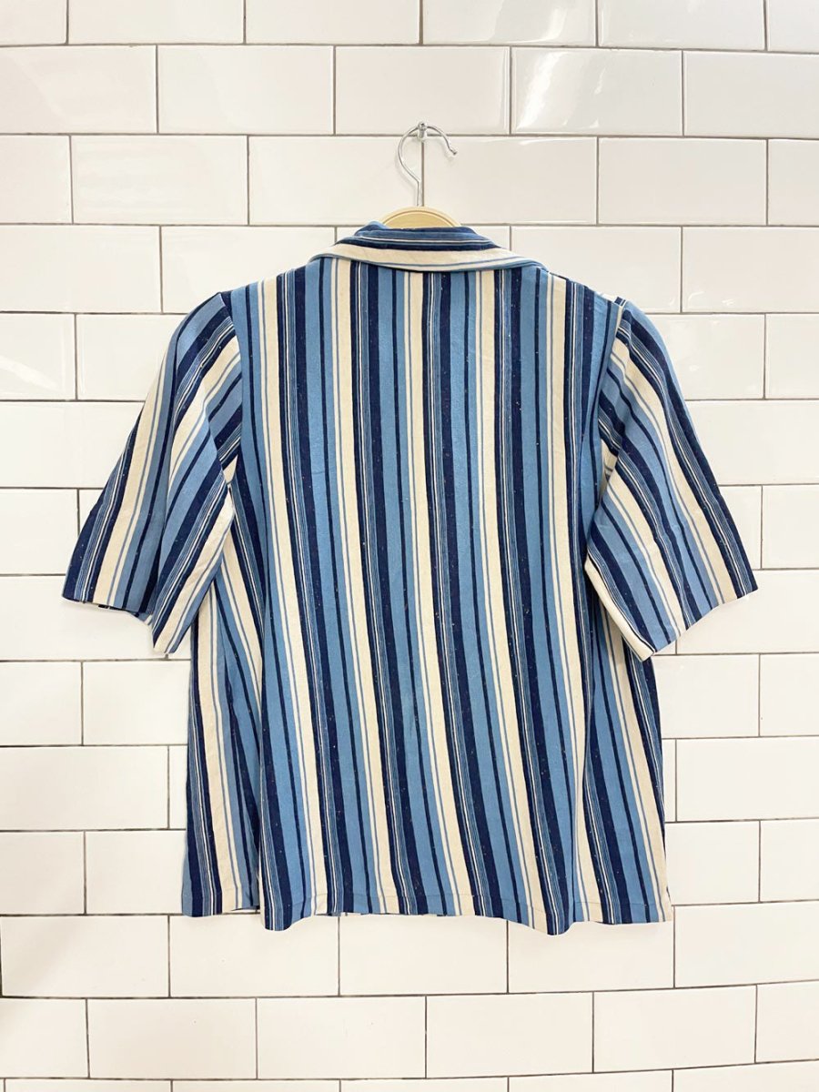 vintage 70s variety daggar collar knit top - good market thrift store