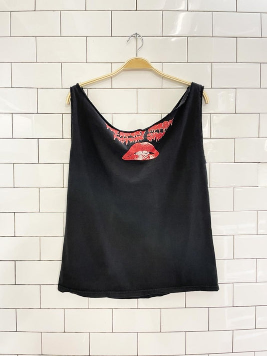 vintage rocky horror show rework tank - good market thrift store