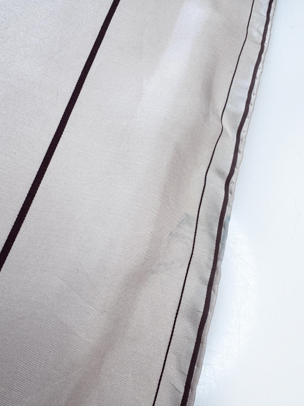vintage YSL 100% silk handkerchief scarf | hand-rolled edge