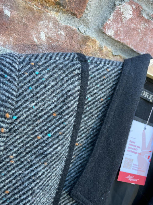 vintage 80s forever tweed jacket