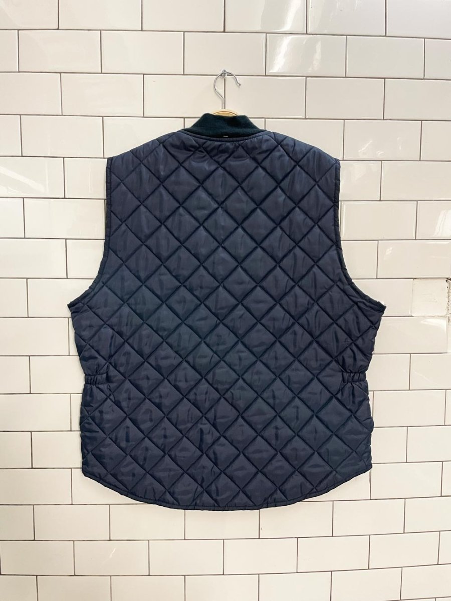 vintage aero diamond quilted liner vest - good market thrift store
