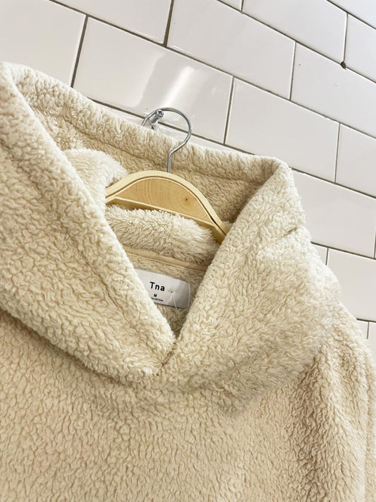 tna cozy sherpa hoodie - good market thrift store