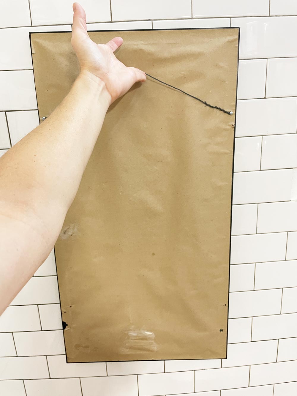 vintage hand - stitched fall florals needlework framed art - good market thrift store