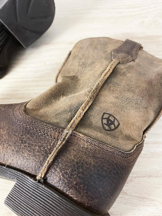 ariat rambler western leather cowboy boot | kids - good market thrift store