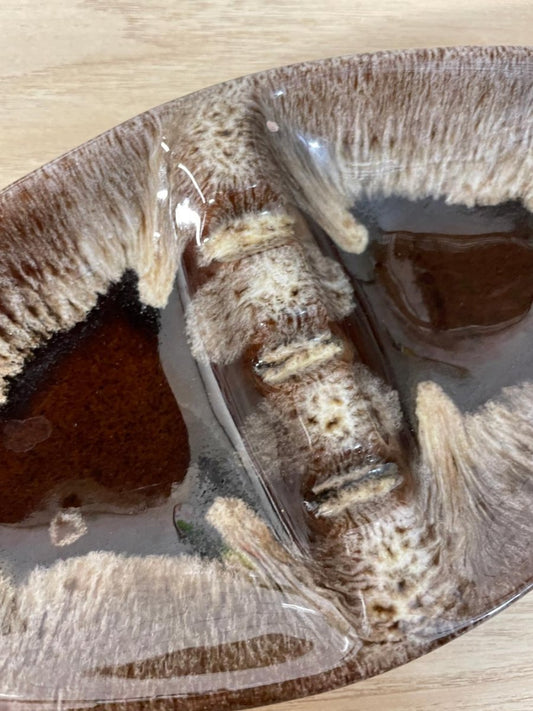 handmade pottery ashtray - good market thrift store