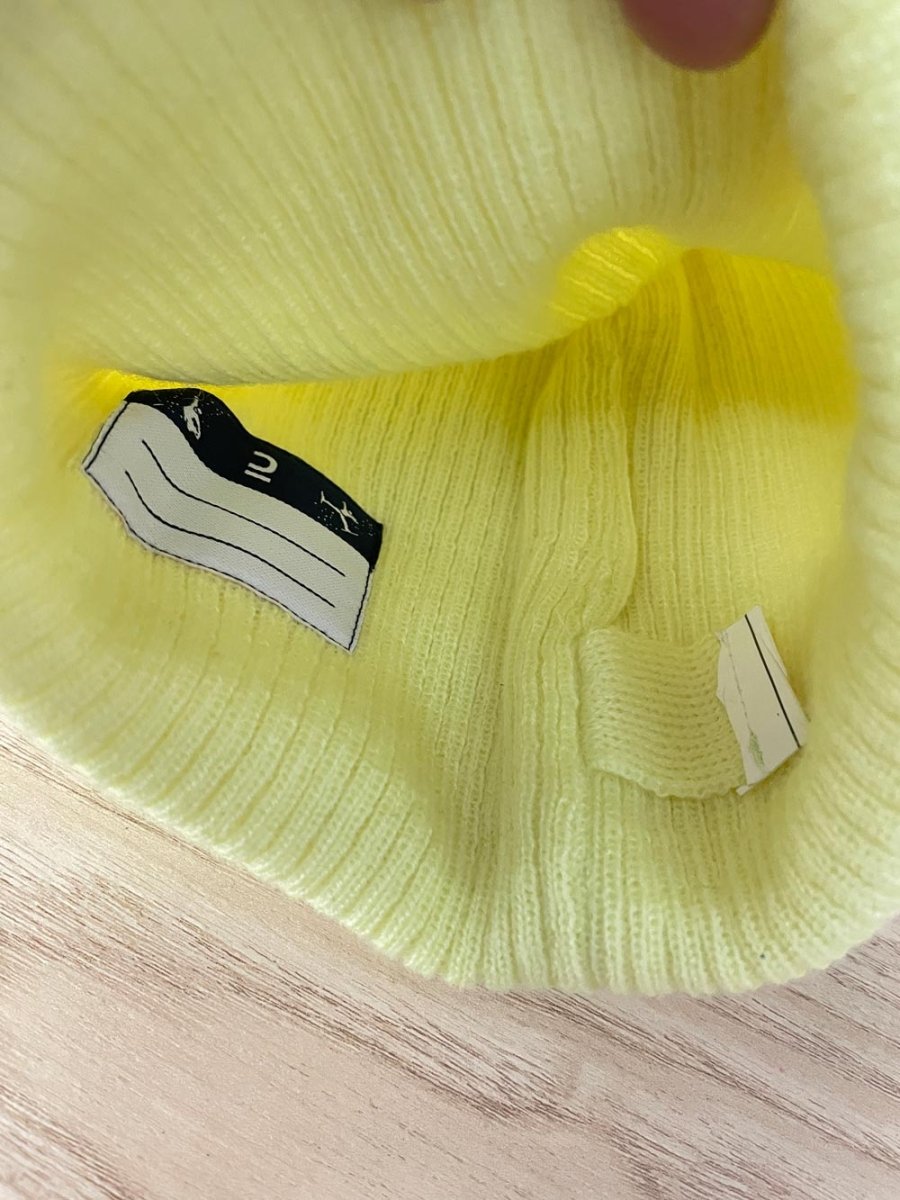 wedze neon yellow toque - good market thrift store