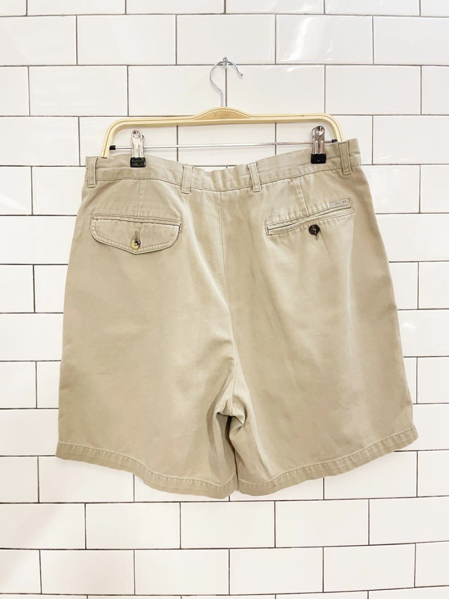 vintage 90s cherokee pleated twill mom short - good market thrift store