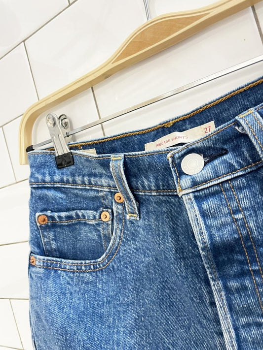 levi's ribcage denim cut off shorts - good market thrift store