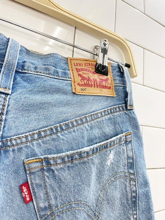 levi's 501 distressed cut off denim shorts - good market thrift store