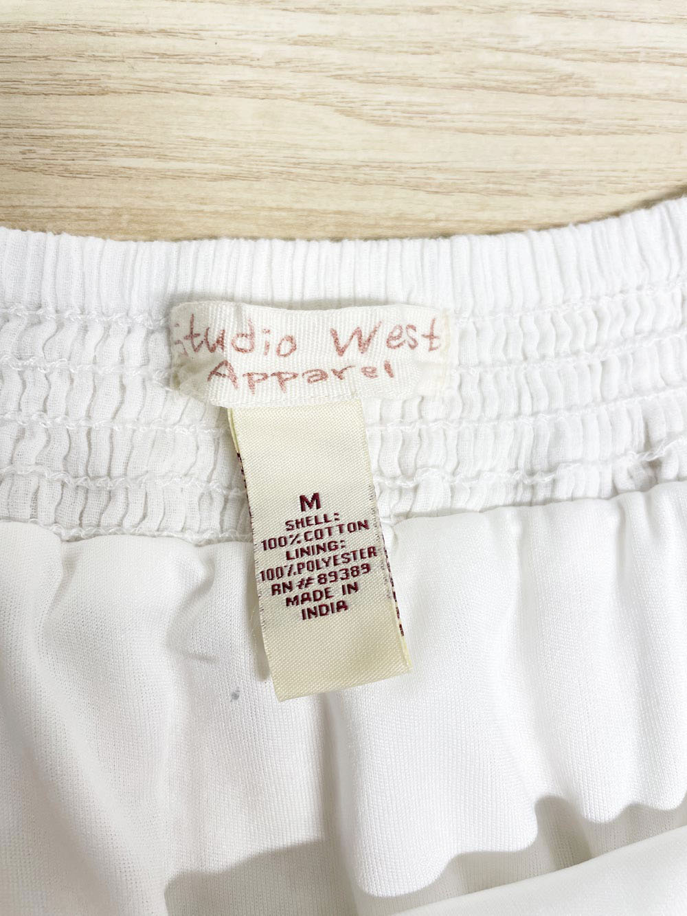 studio west apparel boho lace panel prairie midi skirt | made in India