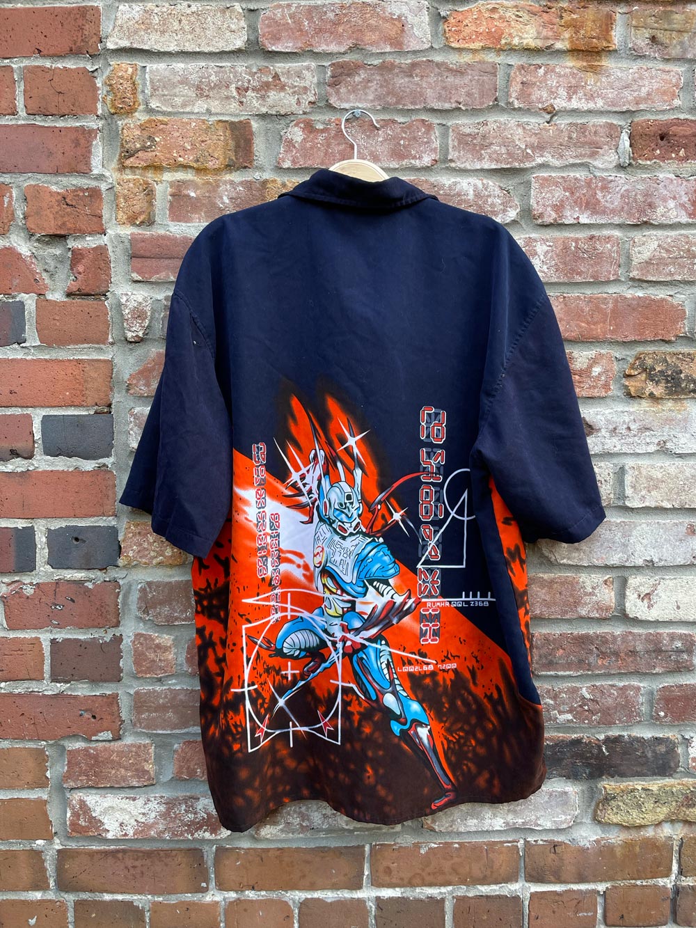 y2k sword space warriors anime shirt