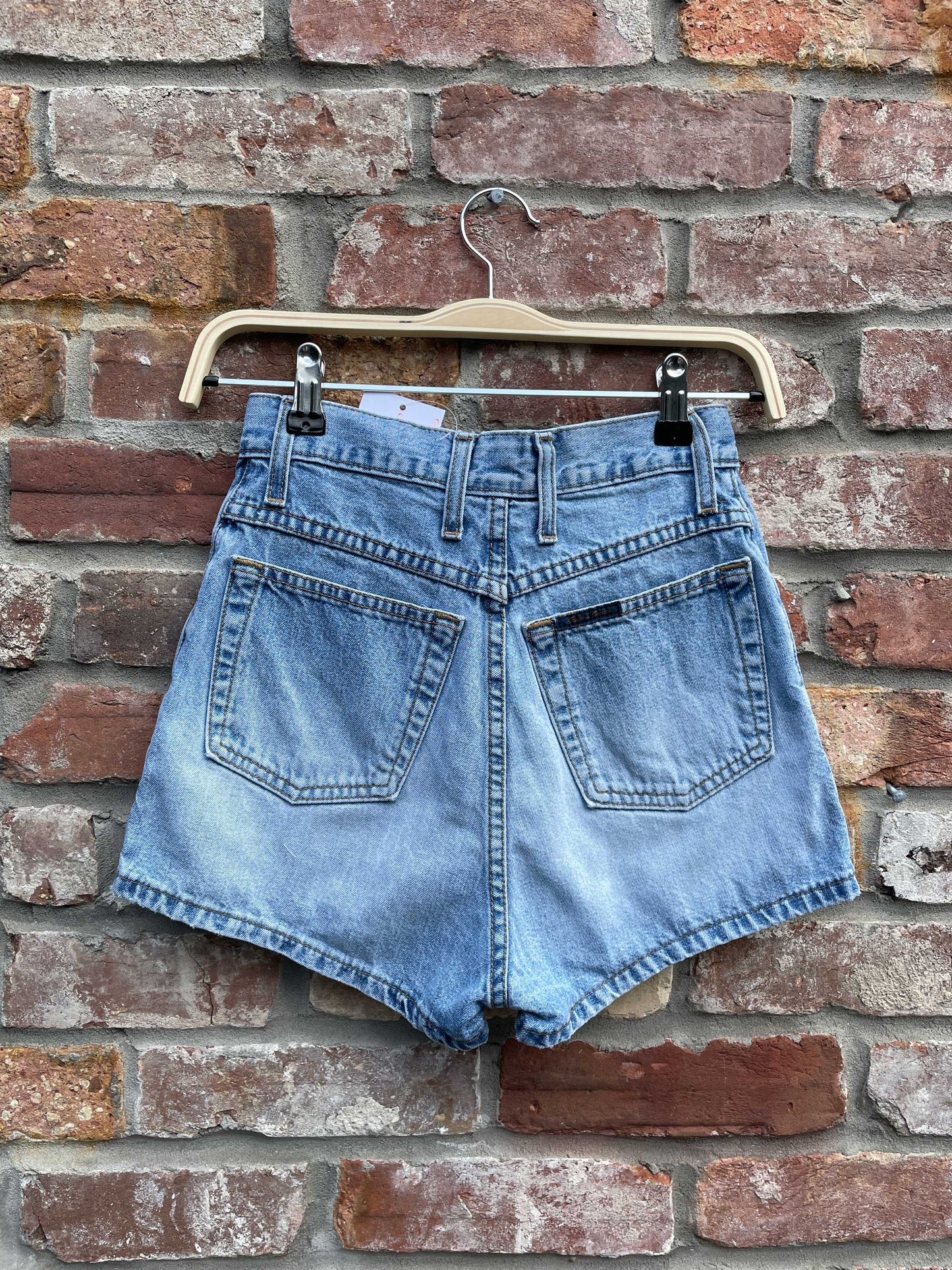 vintage guess high rise denim shorts