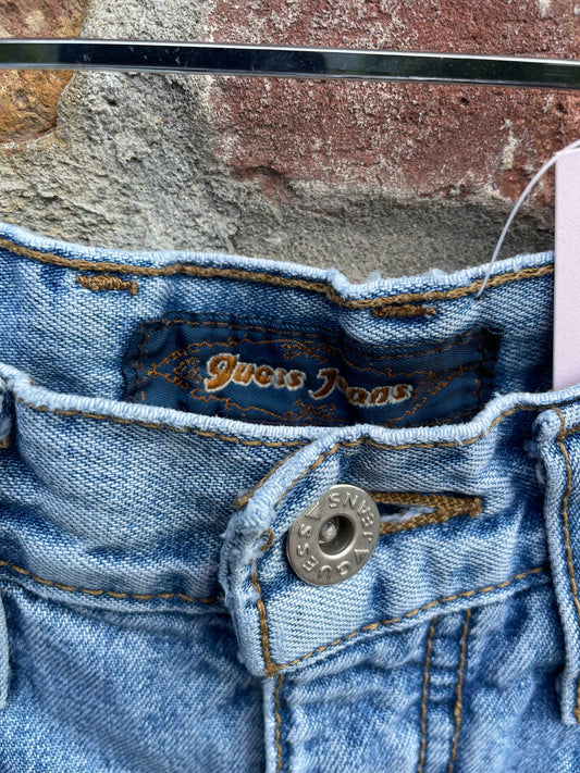 vintage guess high rise denim shorts