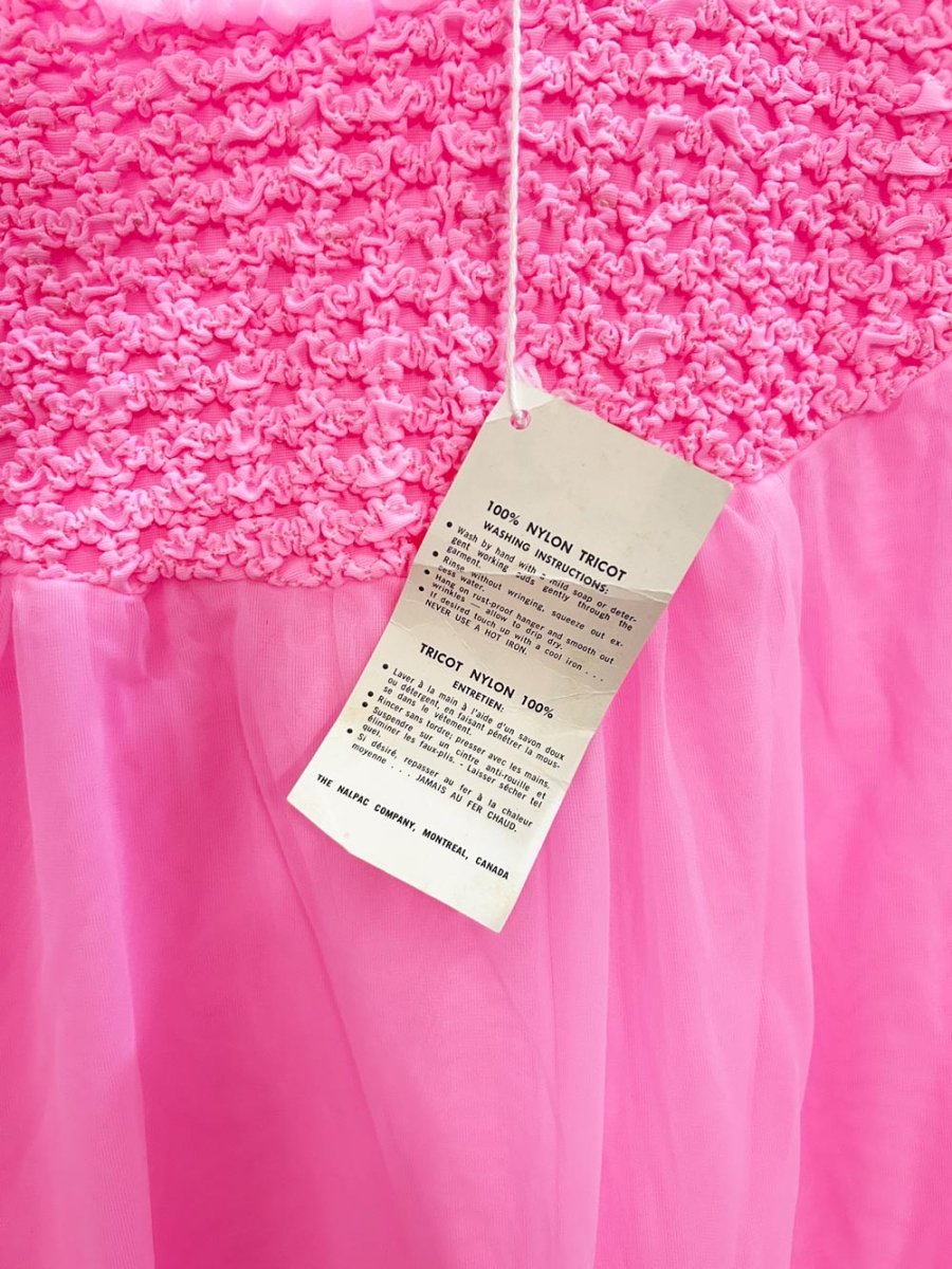 nwt vintage dajinet tricot chiffon house dress - good market thrift store