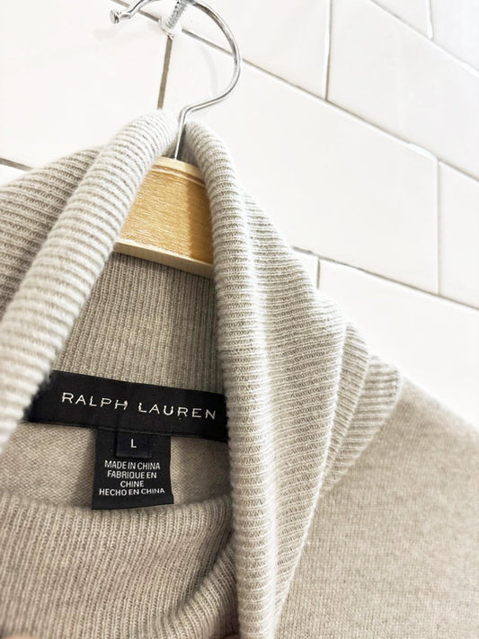 ralph lauren 100% cashmere turtleneck sweater - good market thrift store