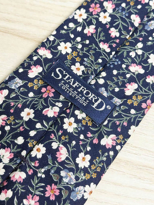 vintage stafford floral neck tie | country collection