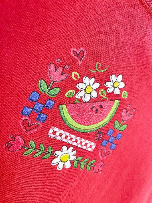 vintage 00s gopher sport watermelon graphic tee | made in USA