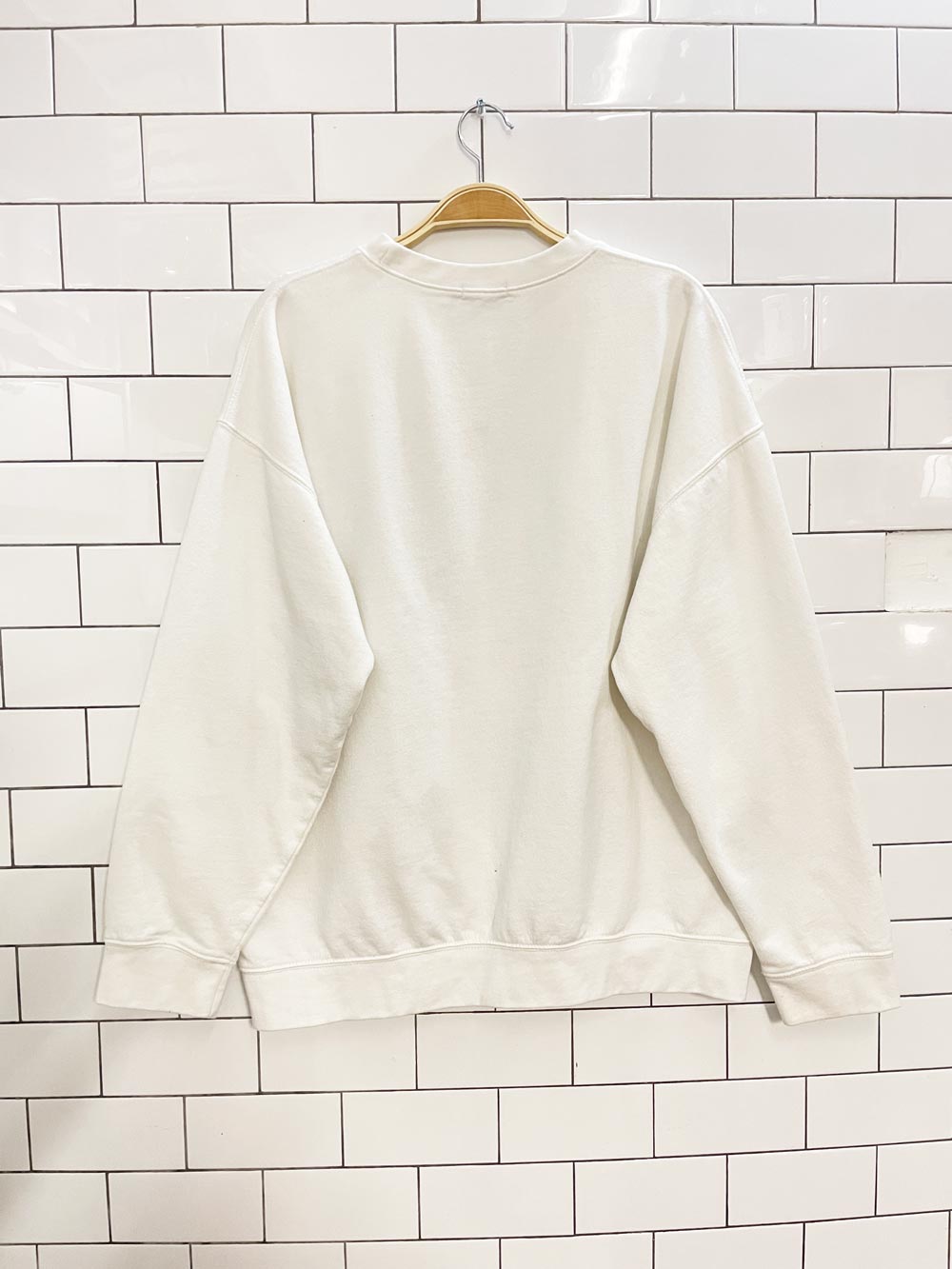 boohoo oakland california varsity graphic sweatshirt - good market thrift store