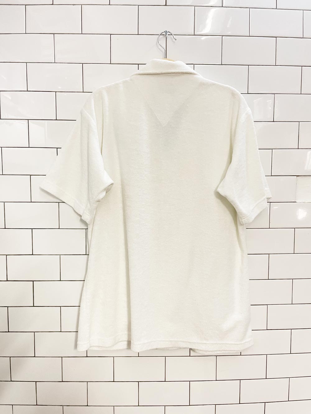 vintage 90s weekender terry pool shirt - good market thrift store