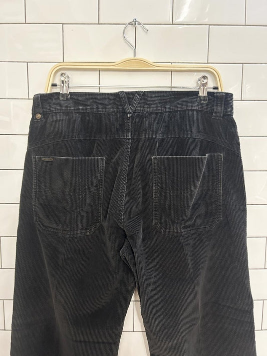 vintage 00s tommy hilfiger wide leg corduroy pants - good market thrift store