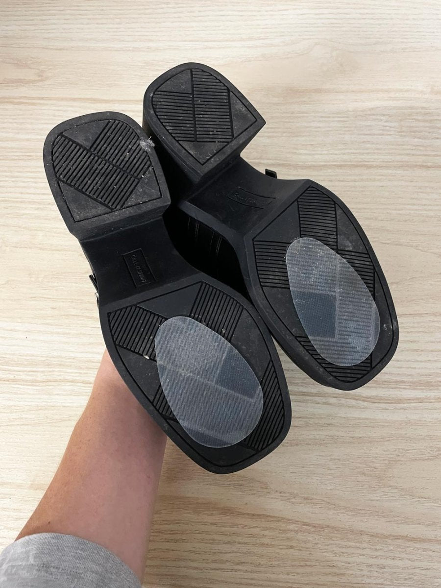 spring 2025 monroe block heel mary jane loafers - good market thrift store