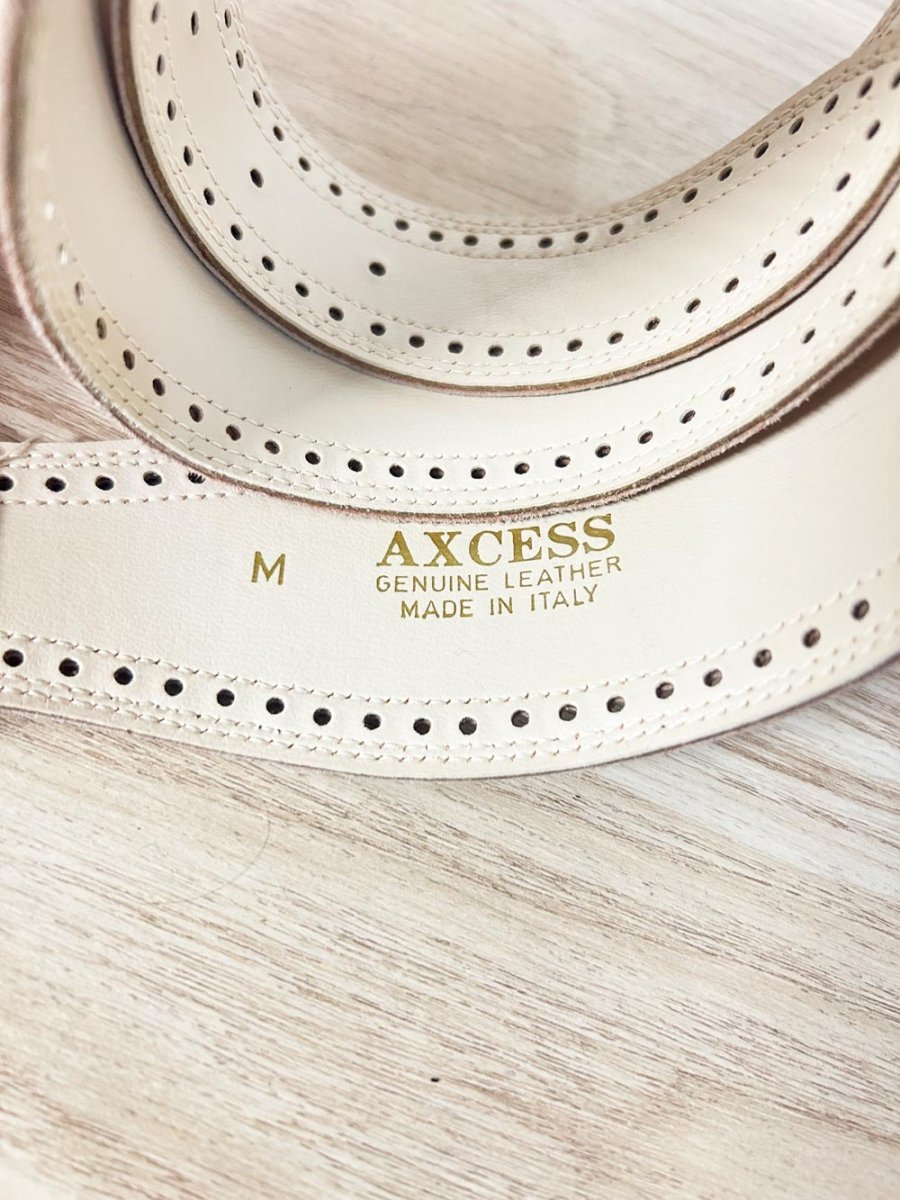 vintage axcess italy suede belt - good market thrift store