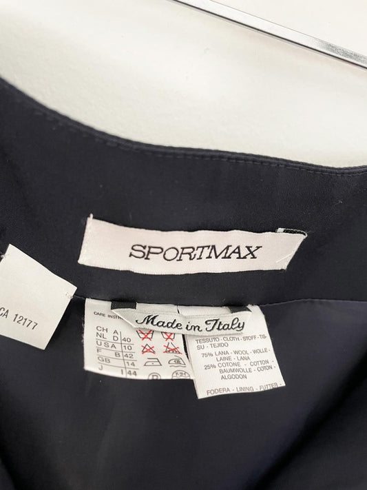 sportmax wool - blend mini skirt - good market thrift store