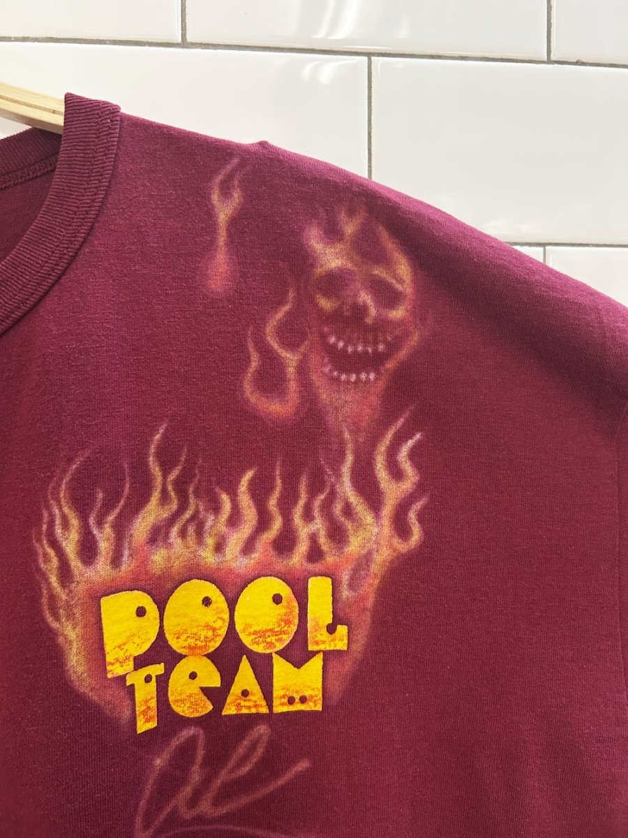 vintage 90s devils pool shirt x dempsey's grill house - good market thrift store